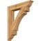 Ekena Millwork Merced Traditional Rough Sawn Bracket, Western Red Cedar, 6"W x 36"D x 42"H BKT06X36X42MRC01RWR - alternate 1